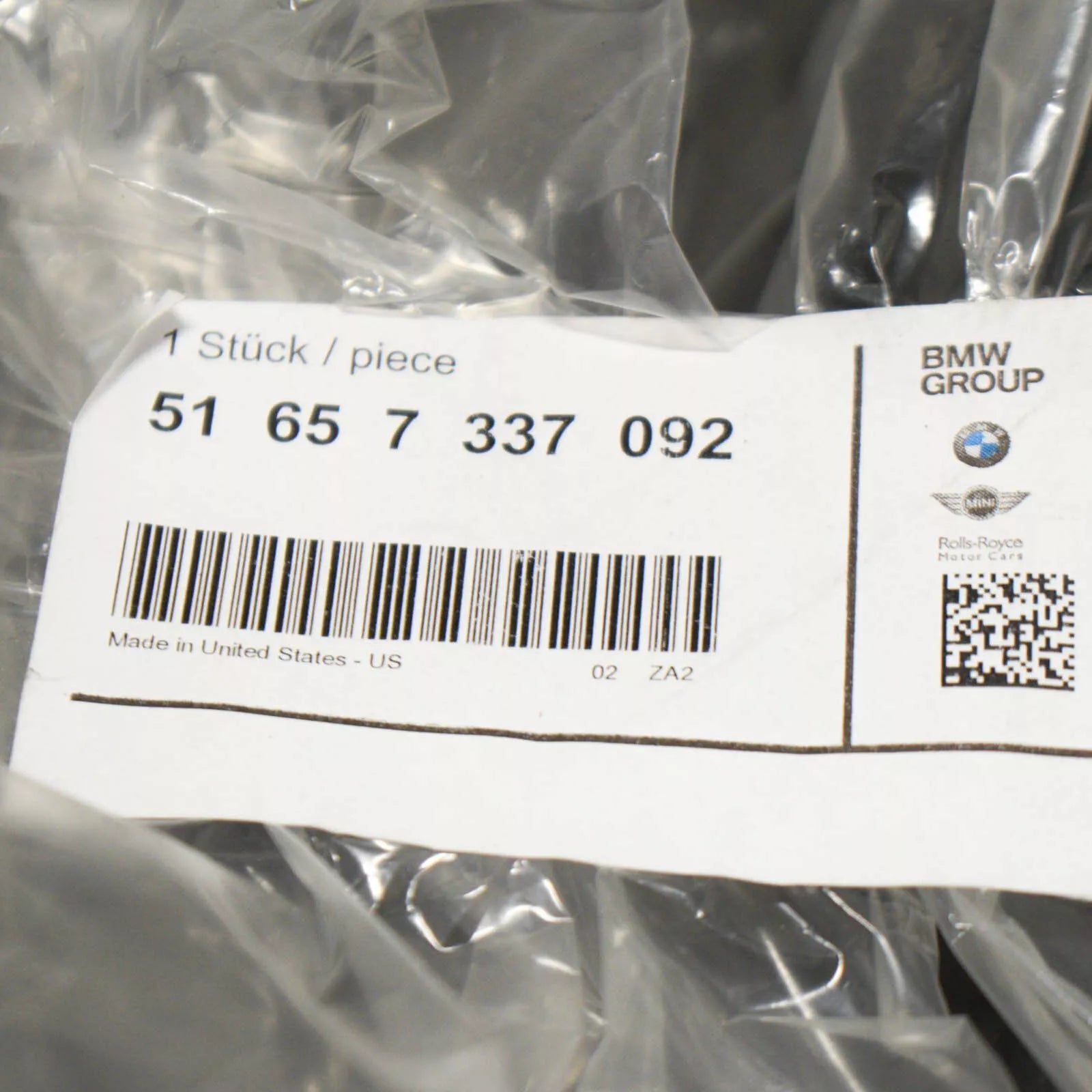 NEW BMW X5 F15 FRONT RIGHT SIDE PANEL REINFORCEMENT 51657337092 ORIGINAL