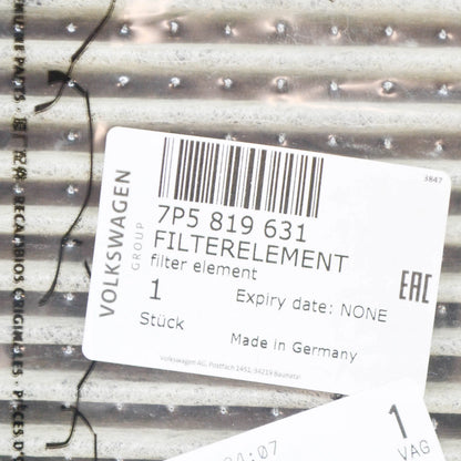 NEW VOLKSWAGEN TOUAREG 7P CABIN AIR FILTER 7P5819631