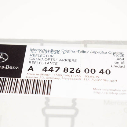 NEW MERCEDEDS BENZ VITO W447 REAR BUMPER LEFT REFLECTOR A4478260040 ORIGINAL