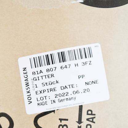 NEW AUDI Q2 GA FRONT BUMPER CENTER LOWER GRILLE 81A807647H3FZ