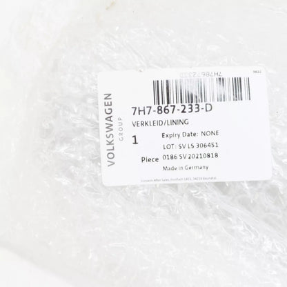 NEW VOLKSWAGEN TRANSPORTER T5 LEFT A-PILLAR TRIM LHD 7H7867233D ORIGINAL