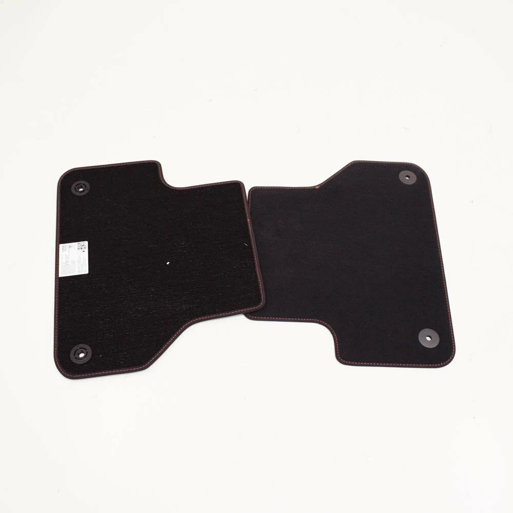 NEW AUDI A4 AVANT B9 VELOUR BLACK REAR FLOOR MAT SET 8W0864450BBMU