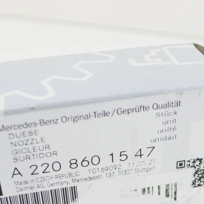 NEW MERCEDES-BENZ S W220 LEFT HEADLAMP WASHER NOZZLE A2208601547 ORIGINAL