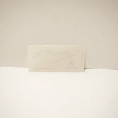 NEW MERCEDES G DAIMLER SIGNED CLEAR WINDSHIELD GLASS DECAL A0045847338 ORIGINAL