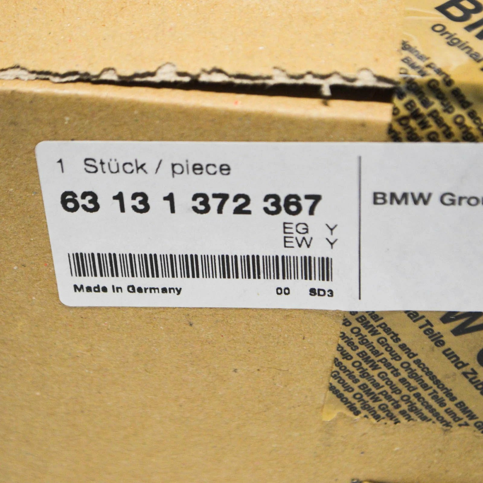 NEW BMW 6 E24 FRONT LEFT FLASHER PARKING POSITIONING LIGHT 63131372367 ORIGINAL