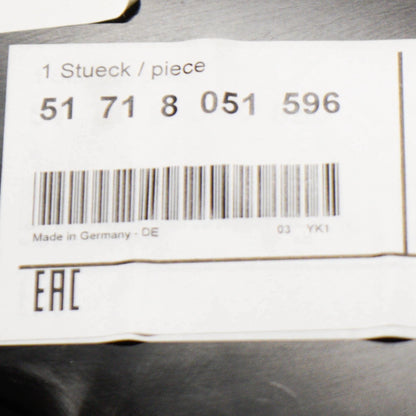 NEW BMW 1 M COUPE E82 FRONT RIGHT WHEEL HOUSING COVER 51718051596 ORIGINAL