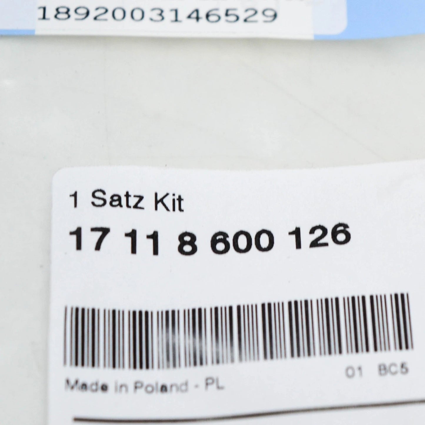 NEW BMW 2 F45 RADIATOR UPPER SEAL BRACKET 17118600126 8600126 2015 ORIGINAL