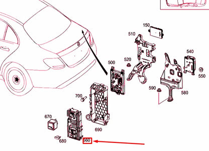 NEW MERCEDES-BENZ E W213 FUSE AND RELAY BOX SRB RELAY A2139068901 ORIGINAL
