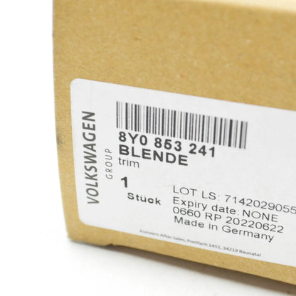 NEW AUDI A3 SPORTBACK 8YA FRONT LEFT WING PLASTIC TRIM 8Y0853241 ORIGINAL