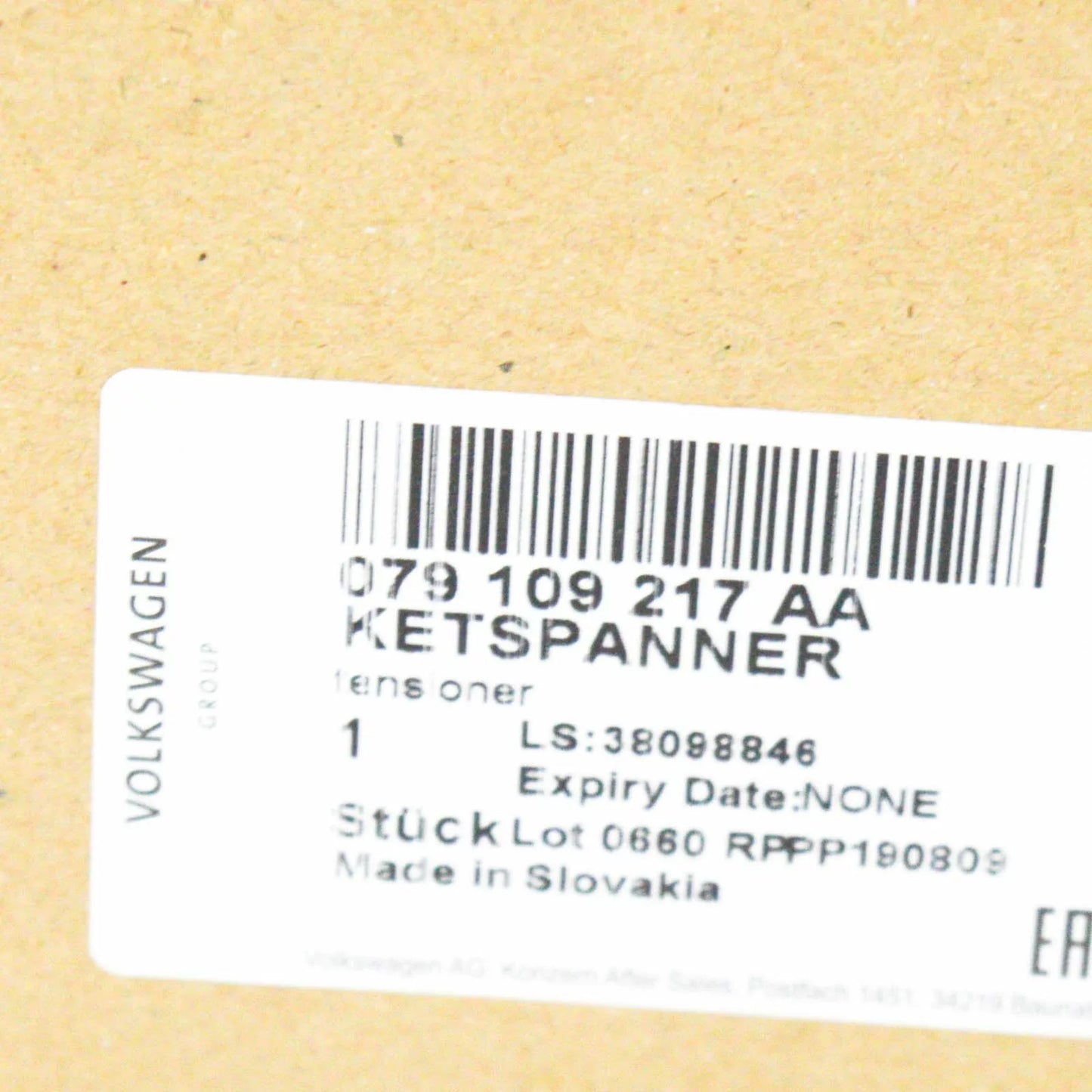 NEW AUDI A6 4F C6 TIMING CHAIN TENSIONIER 079109217AA