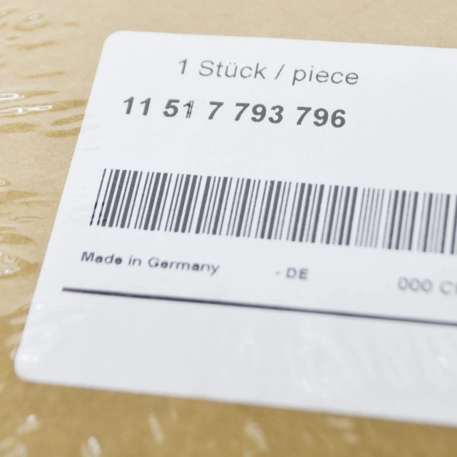 NEW BMW 1 E87 ENGINE WATER PUMP GASKET DIESEL 11517793796 ORIGINAL