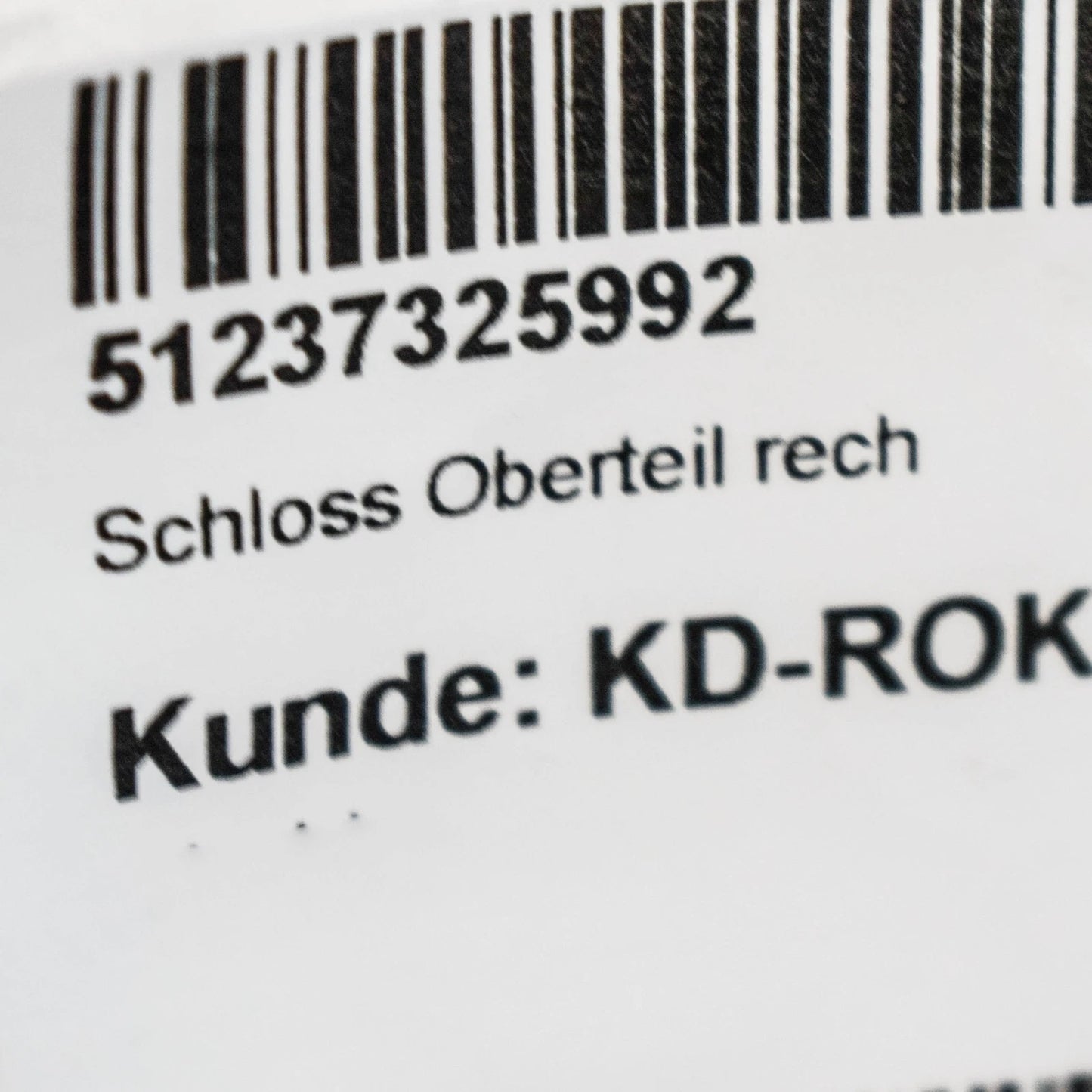 NEW BMW X5 F15 BONNET SAFETY LATCH HOOK RIGHT 51237325992 ORIGINAL