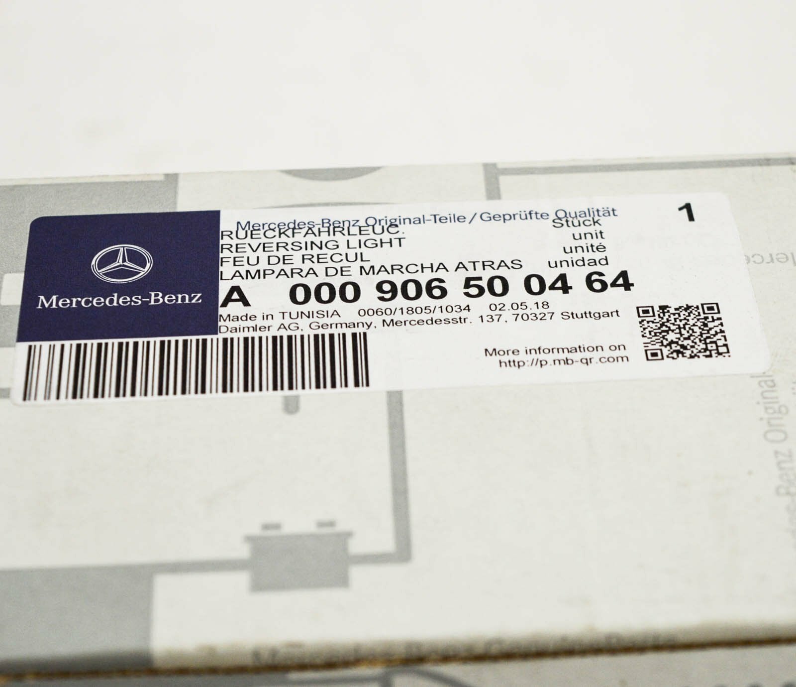 NEW MB G W463 AMG REAR RIGHT REVERSING LIGHT A0009065004 64 ORIGINAL