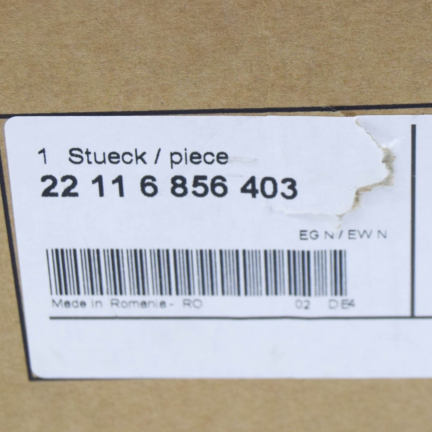 new bmw 3 f30, f80 left engine mount 22116856403 6856403 original