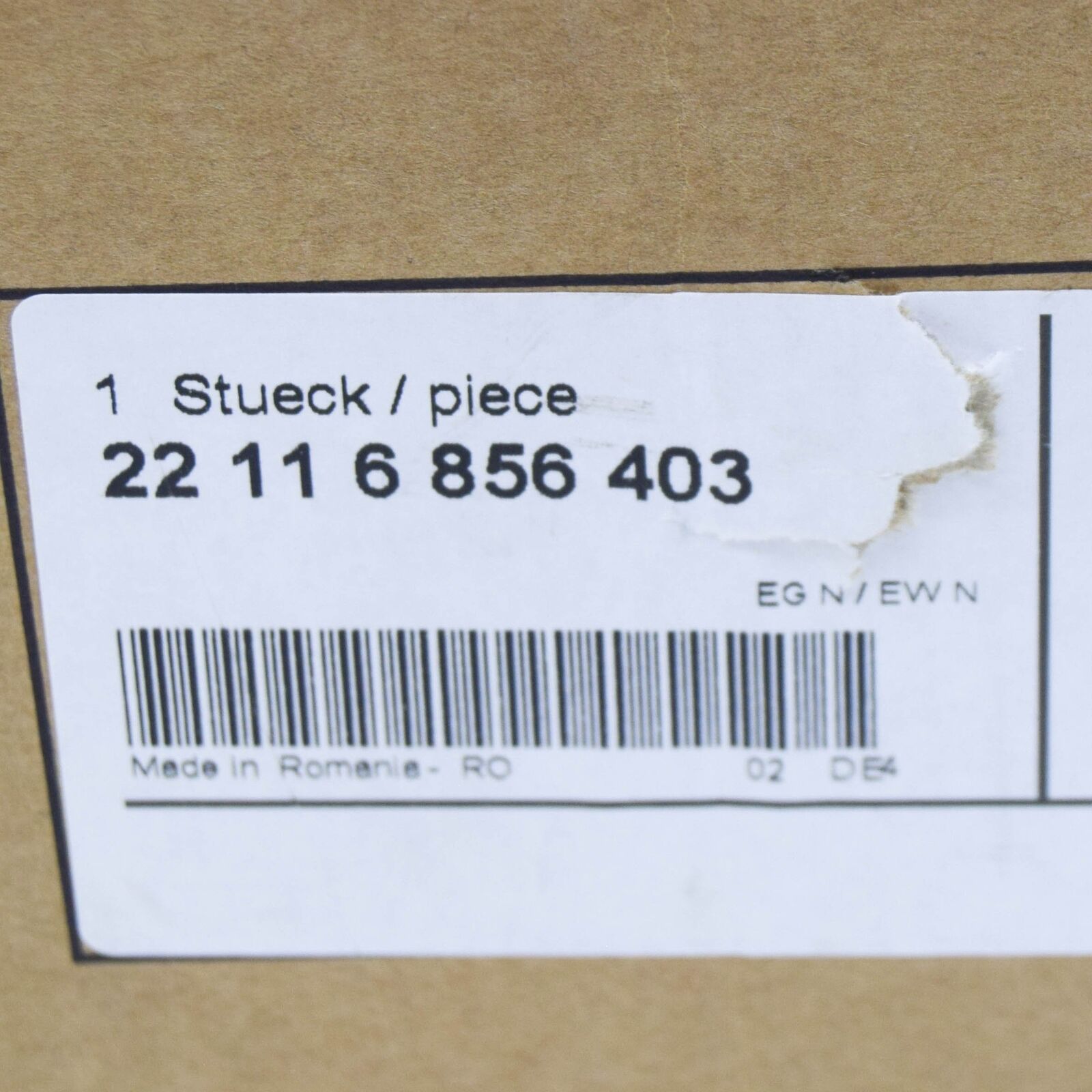 new bmw 3 f30, f80 left engine mount 22116856403 6856403 original