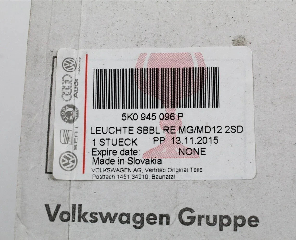 NEW VW GOLF MK6 REAR RIGHT TAILLIGHT 5K0945096P ORIGINAL