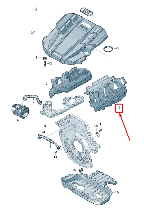 NEW AUDI A8 4N LEFT ENGINE NOISE INSULATION 059103967D