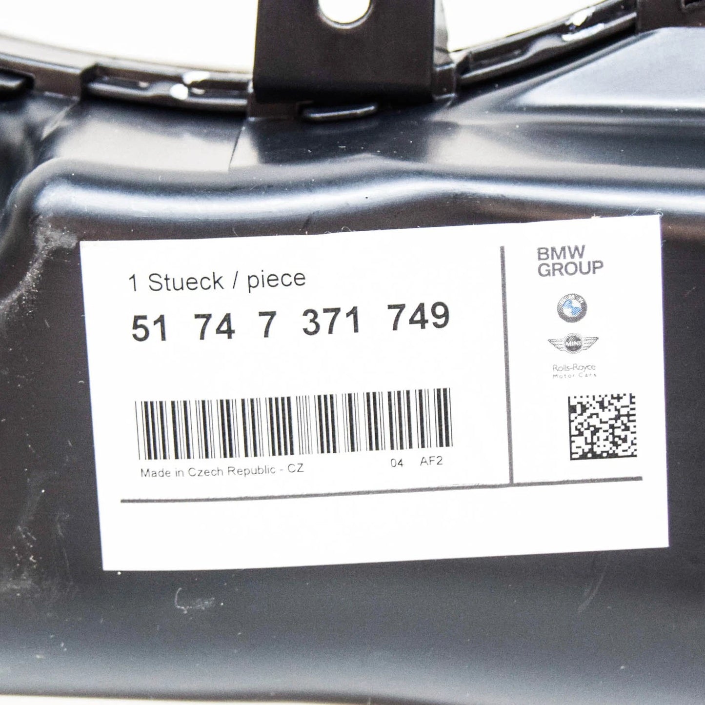 NEW BMW 1 F20 LEFT SIDE BRAKE AIR DUCT 51747371749 7371749 2015 ORIGINAL