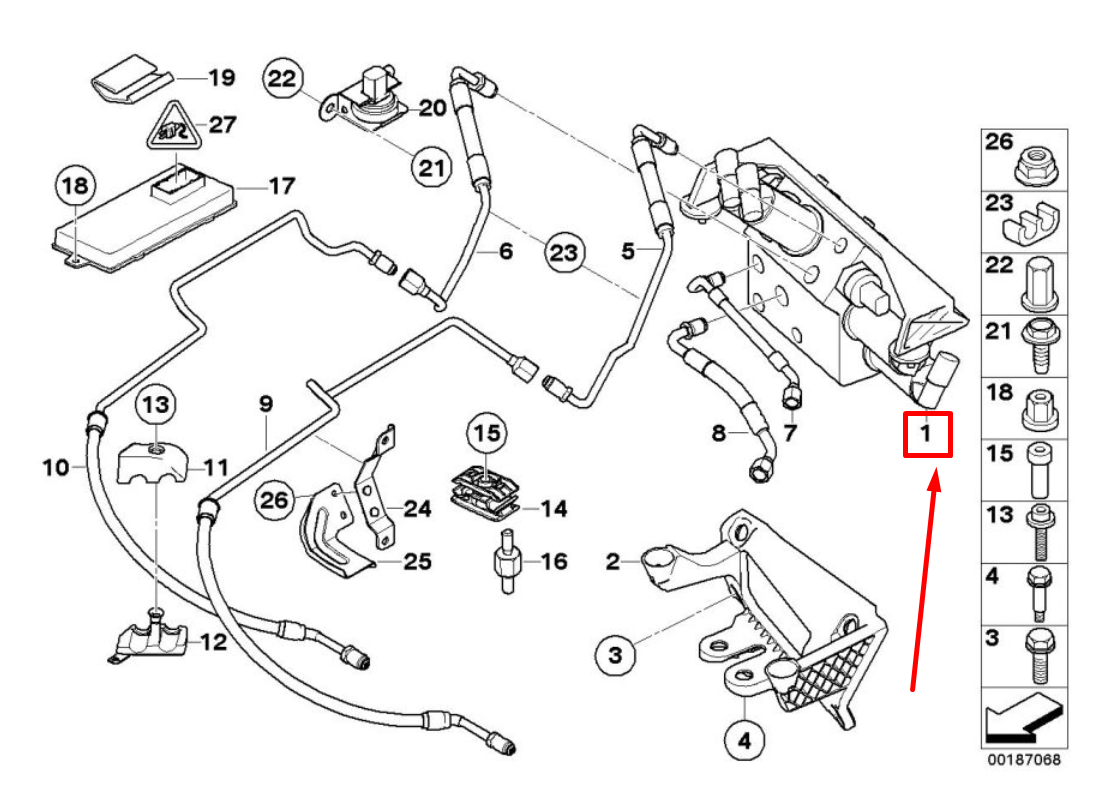 new bmw 3 e90 rear differential mounting bush 33316769376 6769376 original