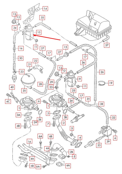 NEW VW GOLF MK4 TURBO BOOST PRESSURE SOLENOID 1K0906627E 1.9TDI