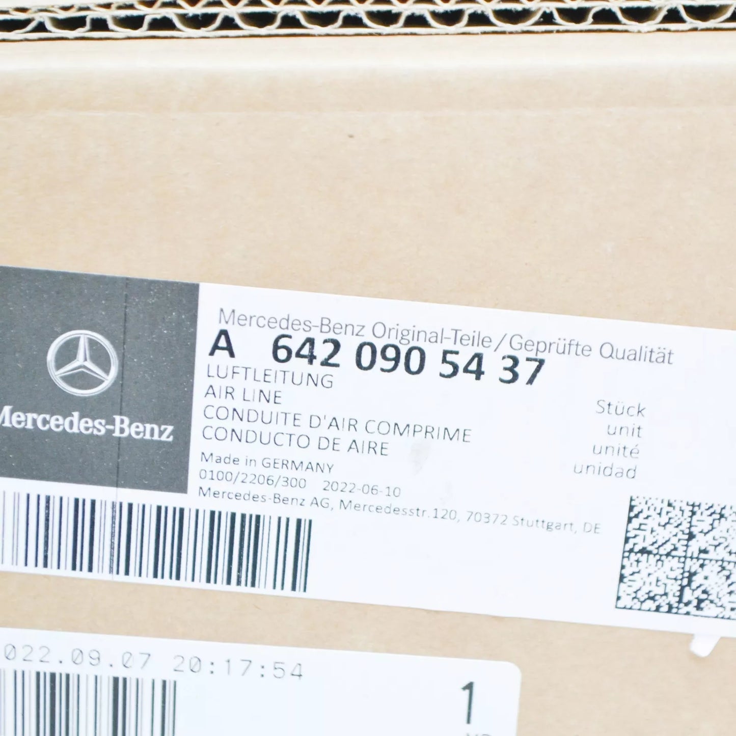 NEW MERCEDES-BENZ ML W164 LEFT INTAKE MANIFOLD A6420905437