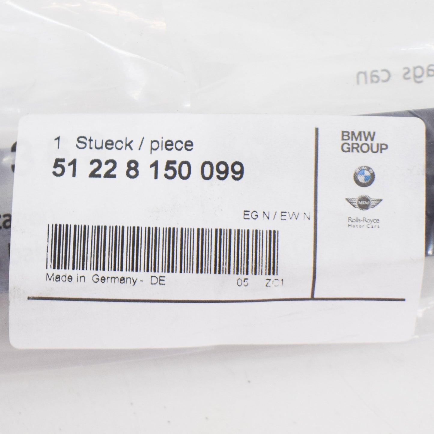 new bmw 7 e38 rear left lower door seal 51228150099 8150099 original