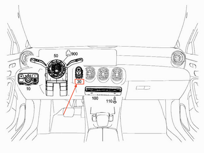 NEW MERCEDES-BENZ A W177 ENGINE STOP/START BUTTON A1779051001 ORIGINAL