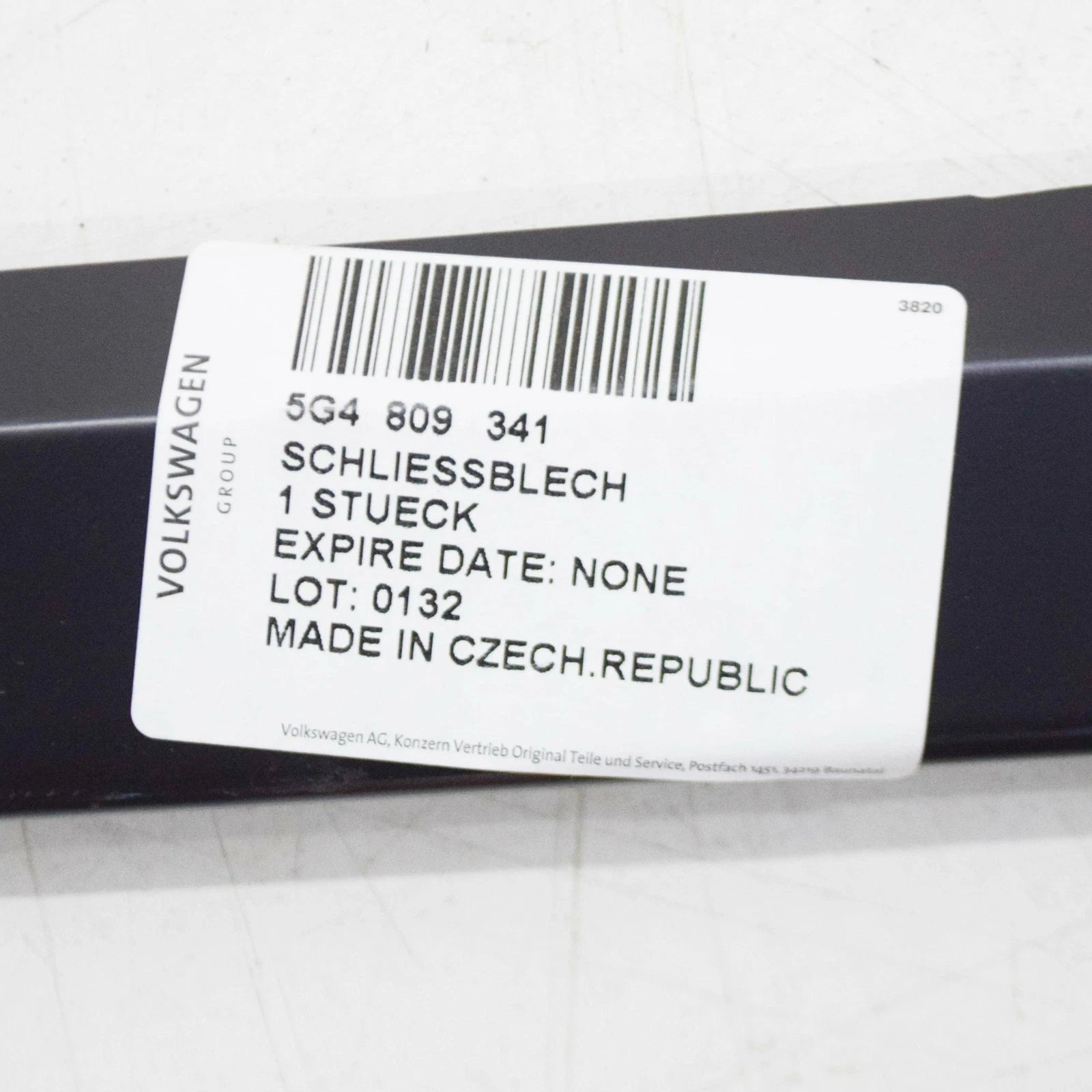 NEW VW GOLF MK7 LEFT LOWER SIDE MEMBER CLOSING PLATE 5G4809341