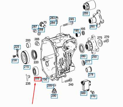 NEW MB SPRINTER 906 COUNTER-SHAFT REAR ROLLER SLEEVE A0009811011 ORIGINAL
