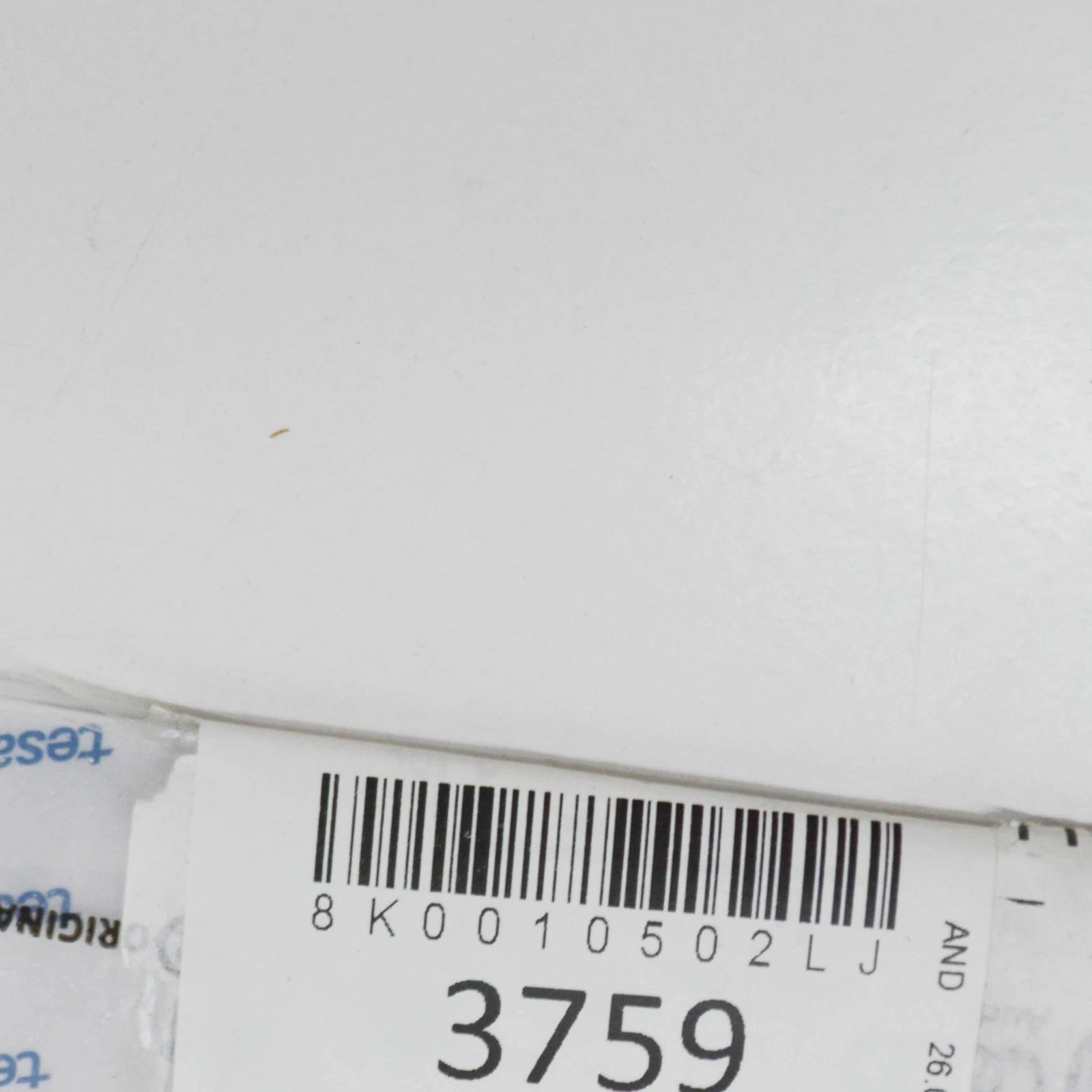 NEW AUDI A4 B8 TYRE PRESSURE DATA PLATE 8K0010502LJ ORIGINAL