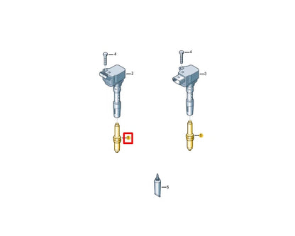NEW VOLKSWAGEN TERAMONT X SPARK GLOW PLUG 07P905601 ORIGINAL