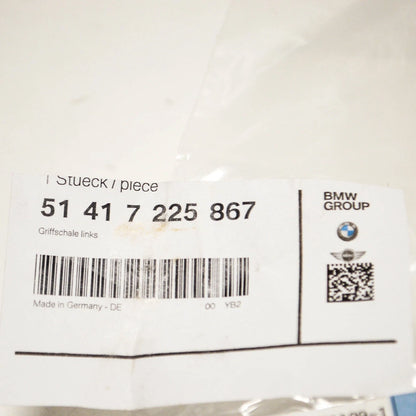 NEW BMW F10 F11 F18 DOOR HANDLE TRIM BEIGE FRONT LEFT 51417225867 7225867