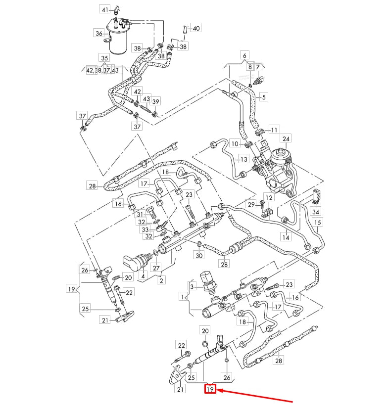 NEW AUDI A6 ALLROAD QUATTRO C7 INJECTOR UNIT 059130277EJ ORIGINAL