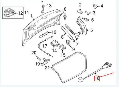 NEW VW PASSAT B7 36 REAR VIEW CAMERA 3C8980551A ORIGINAL