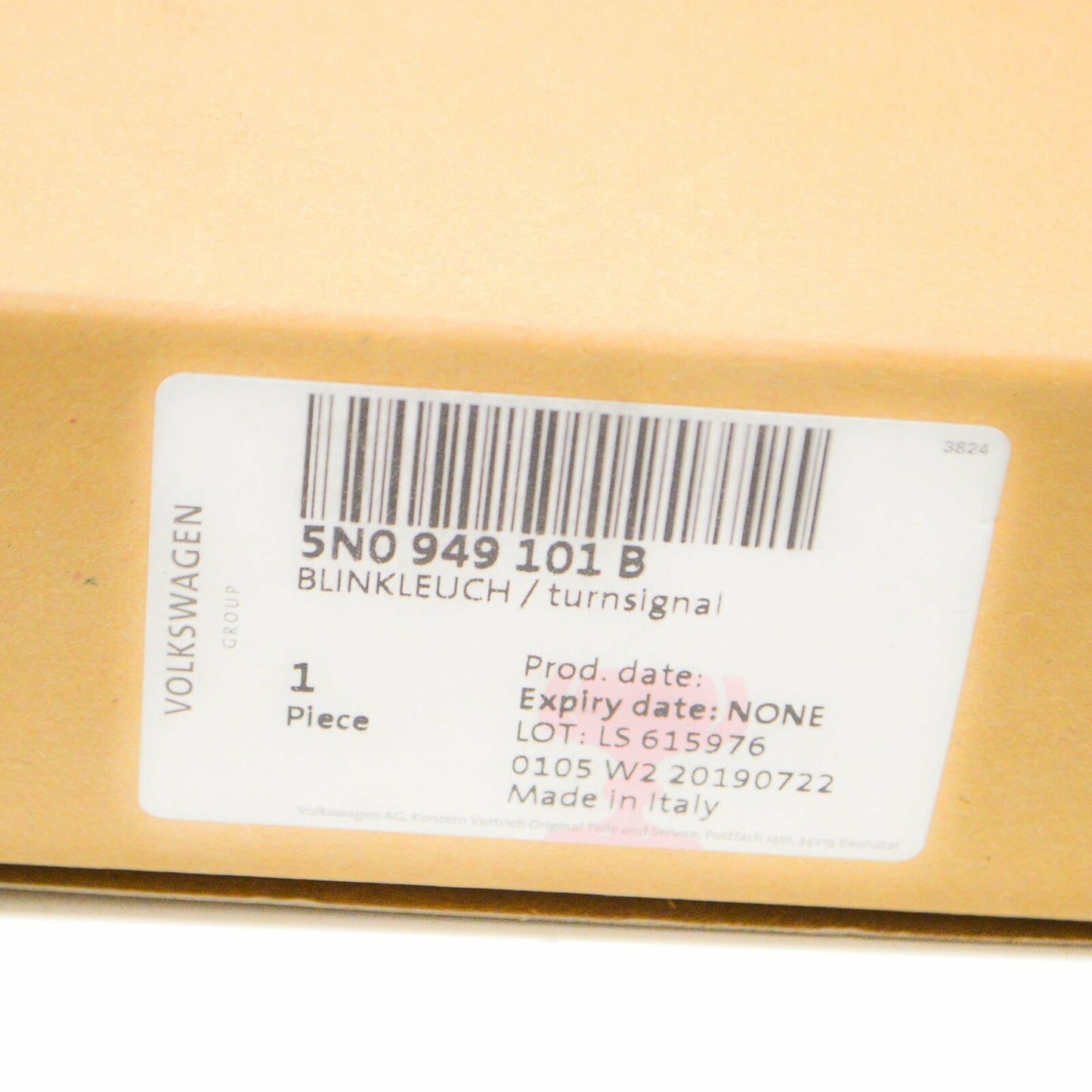 NEW VW TIGUAN MK1 FRONT LEFT DOOR MIRROR TURN INDICATOR 5N0949101B ORIGINAL
