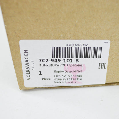 NEW VW CRAFTER SZ FRONT LEFT DOOR MIRROR TURN INDICATOR RHD 7C2949101B ORIGINAL