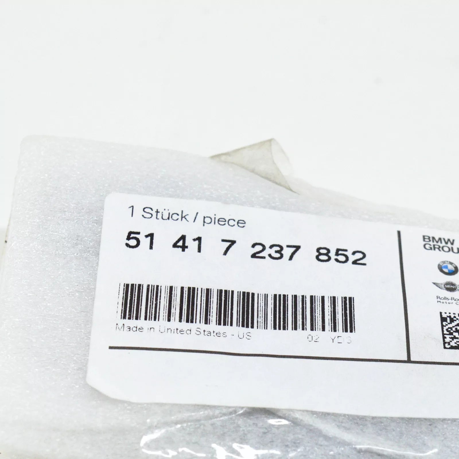 NEW BMW X3 F25 FRONT RIGHT DOOR SPEAKER COVER 51417237852 7237852 ORIGINAL