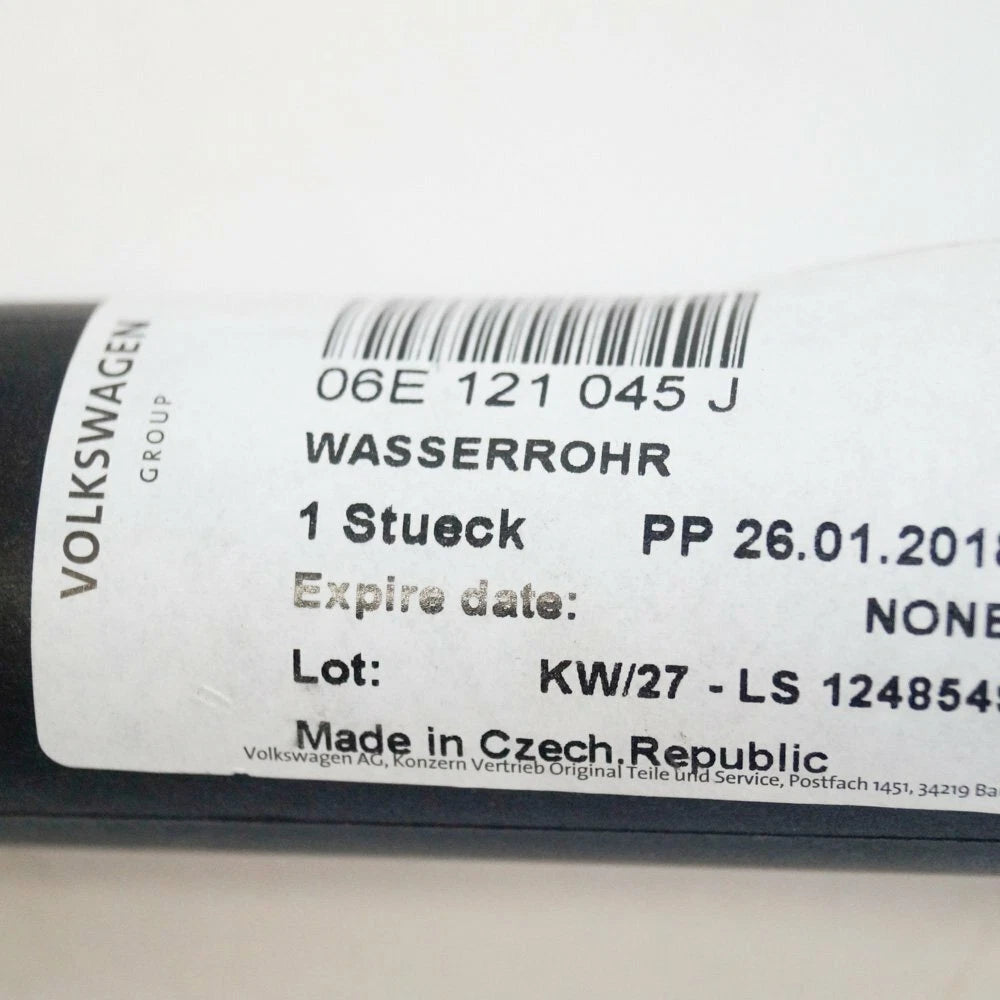 NEW AUDI A4 B8 WATER PIPE HOSE 06E121045J ORIGINAL
