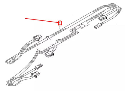 NEW VOLKSWAGEN TIGUAN 5N MK1 ROOF WIRING HARNESS 5N0971100K