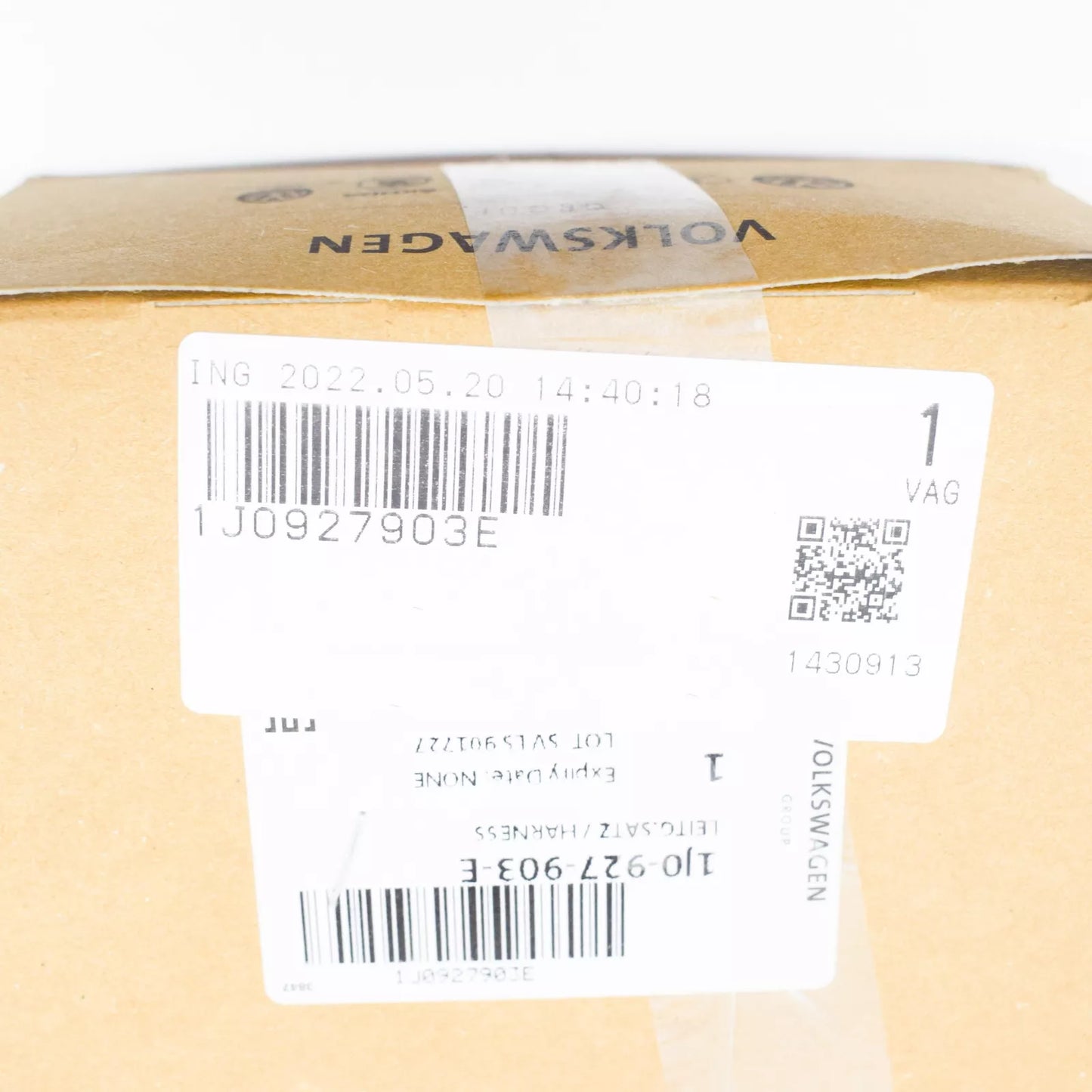 NEW AUDI A3 FRONT RIGHT SPEED SENSOR WIRING HARNESS 1J0927903E ORIGINAL