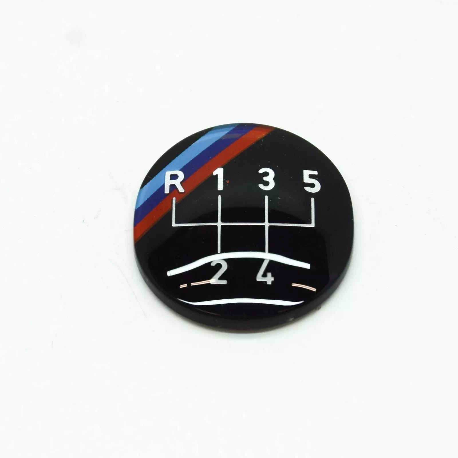 NEW BMW 3 E30 M-TECHNIK GEAR SHIFT KNOB EMBLEM LOGO 25111221612 ORIGINAL