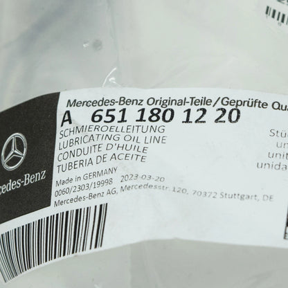 NEW MERCEDES-BENZ SPRINTER W906 LUBRICATING OIL LINE A6511801220 ORIGINAL