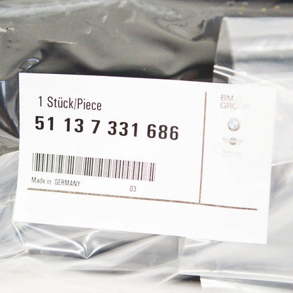 NEW BMW 5 F07 FRONT BUMPER LICENSE PLATE BASEPLATE 51137331686 ORIGINAL