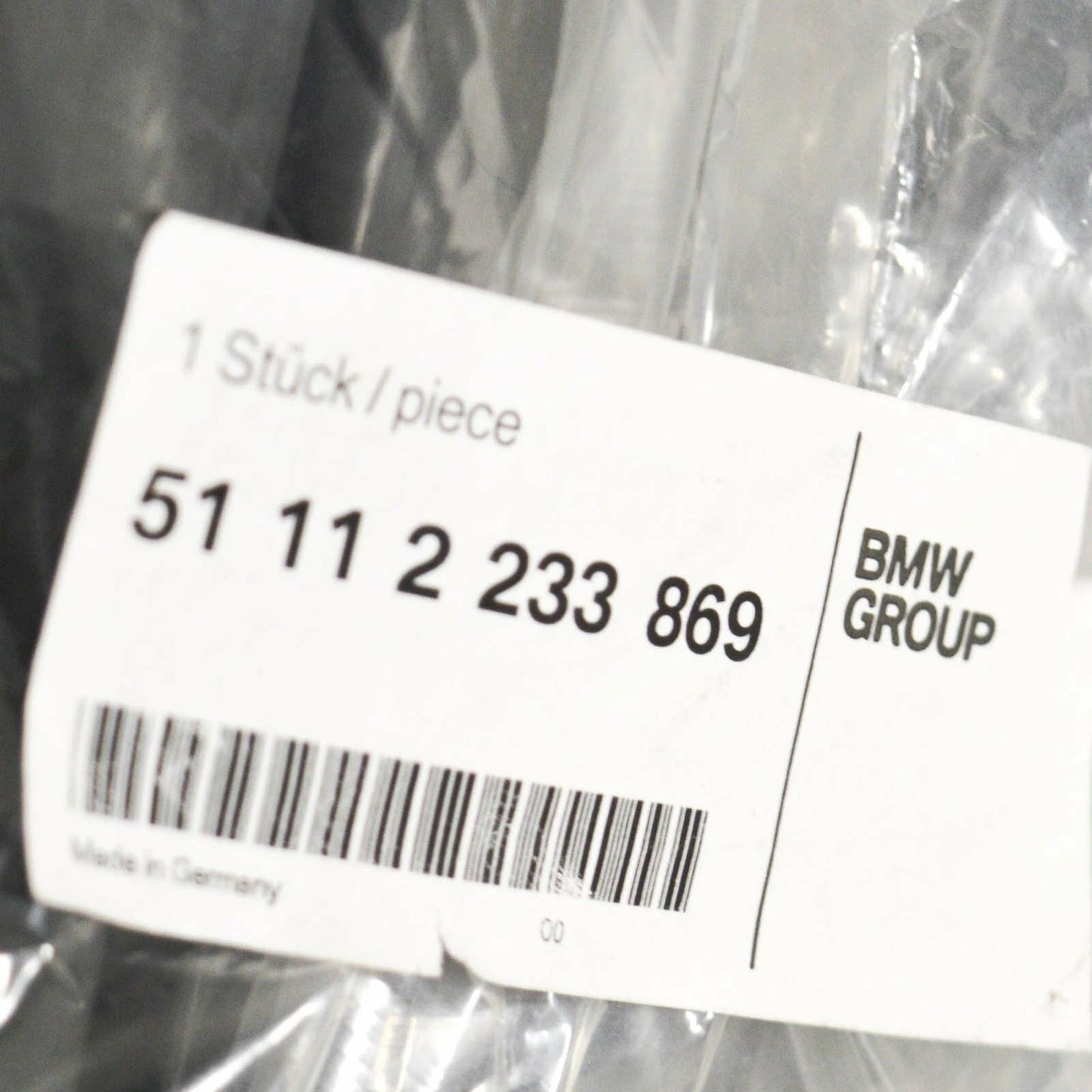 NEW BMW Z3 E36 FRONT BUMPER LOWER CENTER GRILLE 51112233869 2233869 ORIGINAL