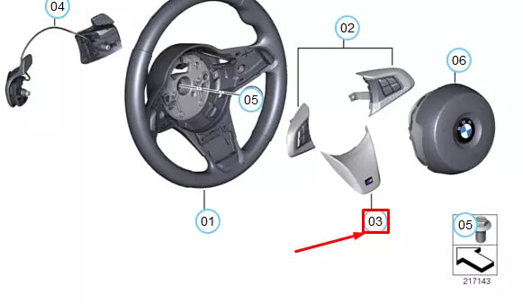 NEW BMW Z4 ROADSTER E89 M SPORT STEERING WHEEL COVER BLACK 32307842544 ORIGINAL