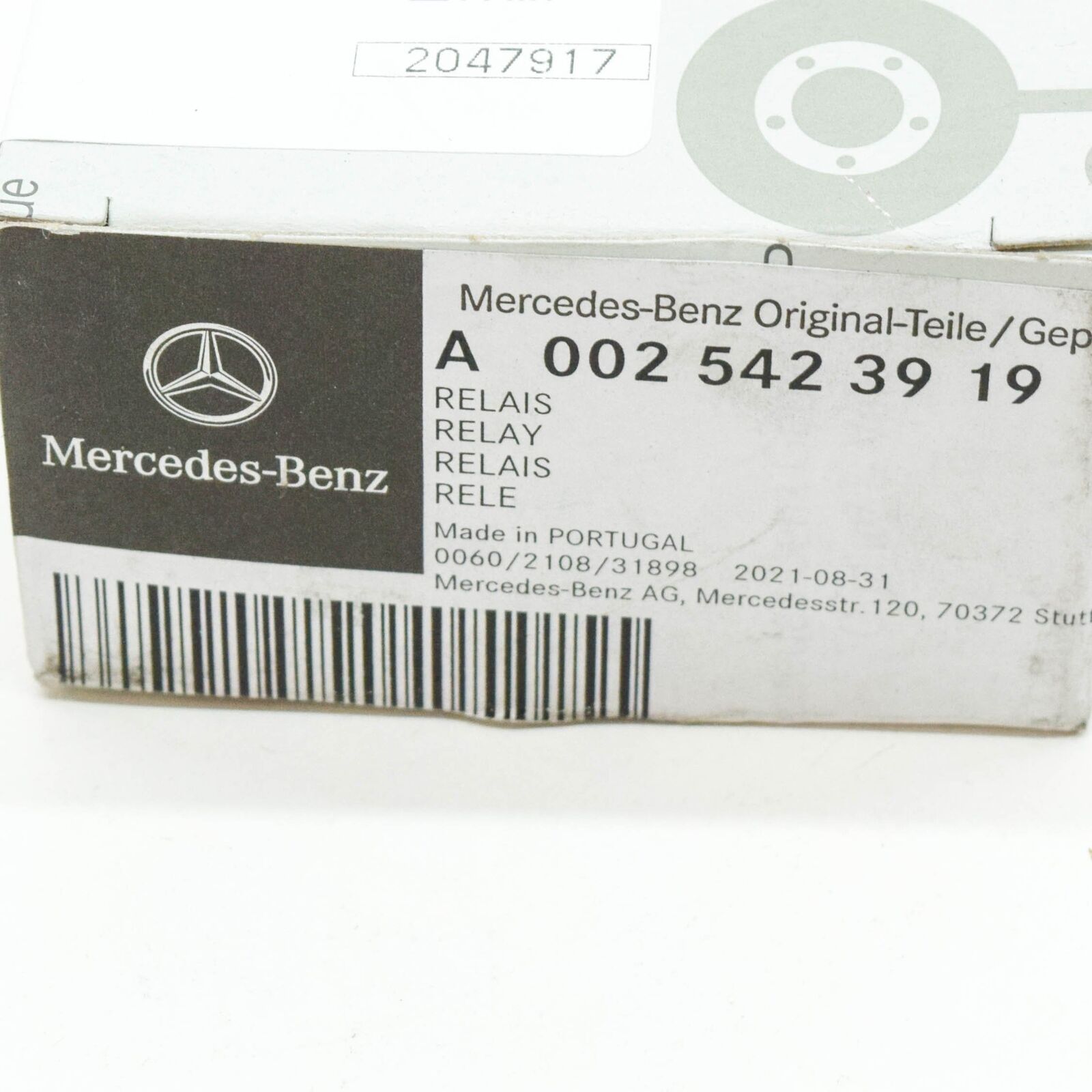 NEW MB SL R230 CONSUMER CUT-OFF CONTROL MODULE PLATE RELAY A0025423919 ORIGINAL