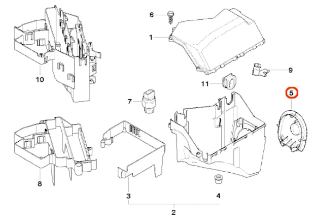 NEW BMW 3 E46 HEATER BLOWER FAN MOTOR 12907571019 7571019 ORIGINAL