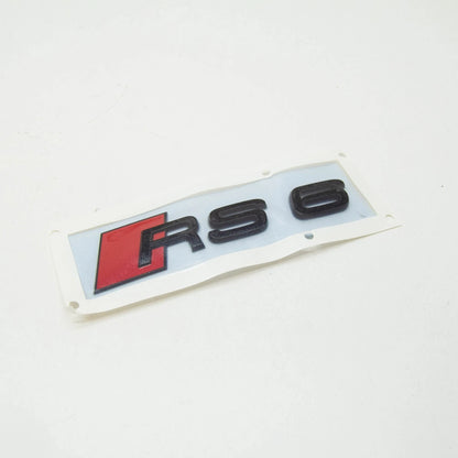 NEW AUDI RS6 A6 C8 REAR RS6 EMBLEM INSCRIPTION BADGE 4K0853740T94 ORIGINAL