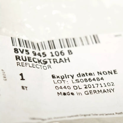 NEW AUDI A3 8V REAR BUMPER RIGHT LIGHT REFLECTOR 8V5945106B ORIGINAL