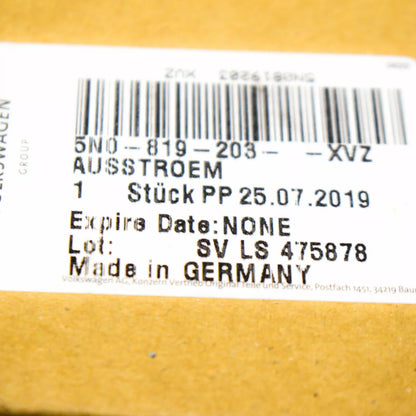 NEW VW TIGUAN 5N REAR CENTER LOWER AIR VENT 5N0819203XVZ